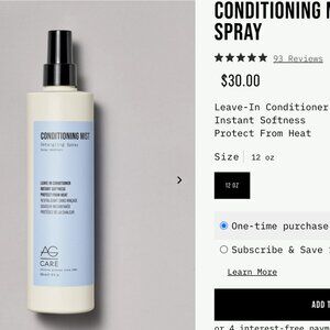 AG Care Conditioning Mist Detangling Spray